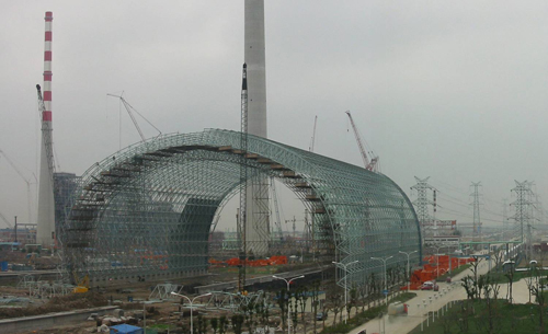 武汉发电厂球形网架